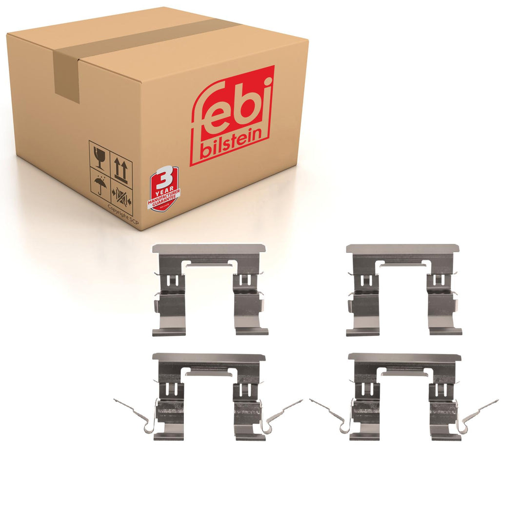 Front Brake Pad Fitting Kit Fits Vauxhall Nissan Tilda Febi 182542