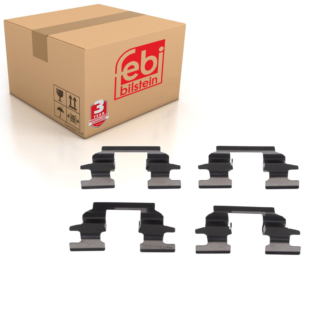 Rear Brake Pad Fitting Kit Fits Renault Nissan Skyline X-Trail Febi 182723