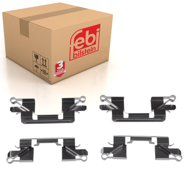 Front Brake Pad Fitting Kit Fits Nissan Pathfinder Navara Leaf Febi 182725