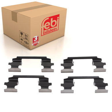Front Brake Pad Fitting Kit Fits Nissan X-Trail I 2001-13 Febi 182753