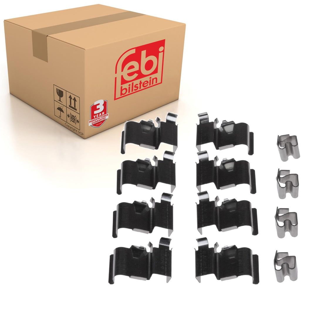 Rear Brake Pad Fitting Kit Fits Toyota Land Cruiser Febi 182756