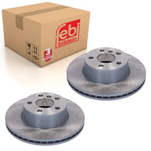 Load image into Gallery viewer, Pair of Front Brake Disc Fits BMW 2 Series 3 Series 34106877211 Febi 184662