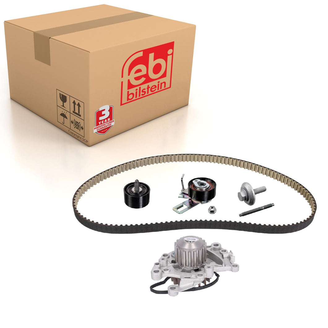 Water Pump Timing Belt Kit Fits Peugeot 1628925680S2 Febi 184832