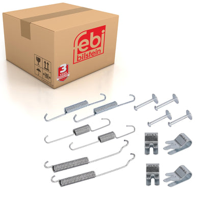 Rear Brake Shoe Fitting Kit Fits Ford Fiesta VI KA III Figo Febi 185057