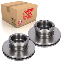 Load image into Gallery viewer, Pair of Front Brake Discs Fits Dennis OE 658622 Febi 185412