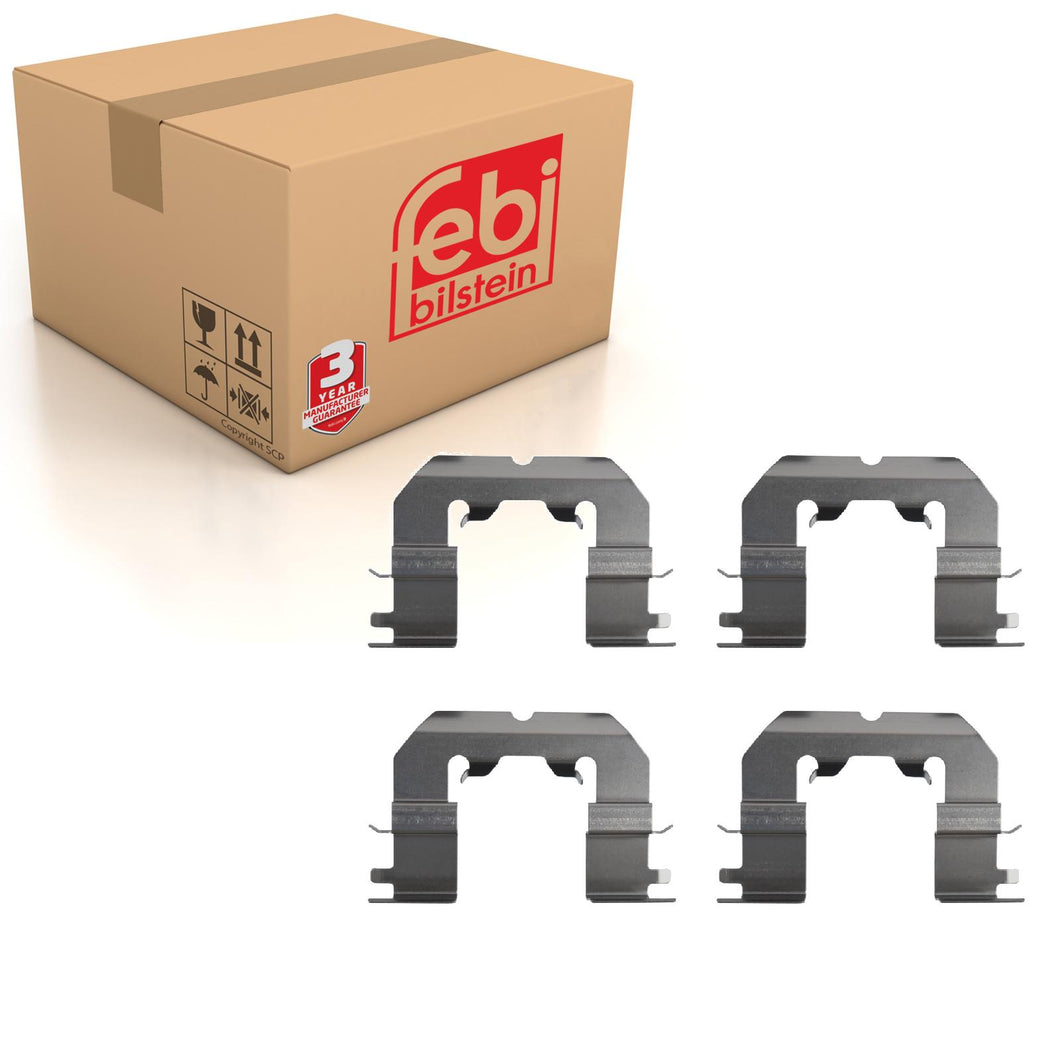 Brake Pad Fitting Kit Fits BMW 5 Series Hyundai Accent Kia Rio Pride Febi 185711