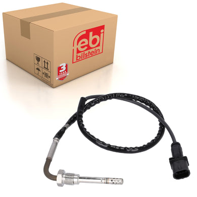 Exhaust Gas Temperature Sensor Fits Fiat Doblo 2010-23 OE 51825697 Febi 185818