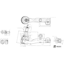 Load image into Gallery viewer, Front Right Tie Rod End Fits BMW 3 Series 4 Series i4 OE 32106880698 Febi 186265