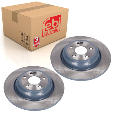 Pair of Rear Brake Disc Fits Mercedes GLE OE 1674238700 Febi 186461