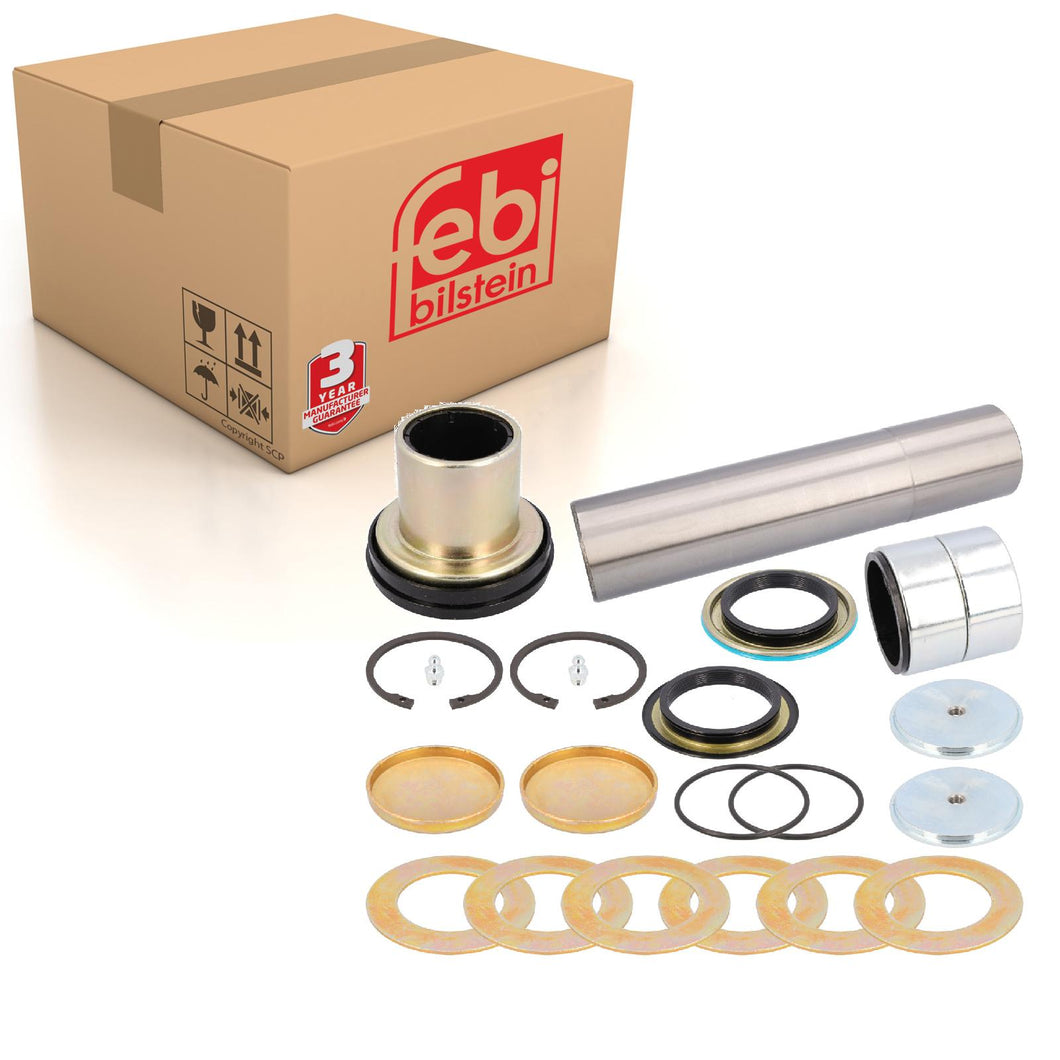 King Pin Set Inc Thrust Bearing Single Set Fits MAN Neoplan Febi 19000