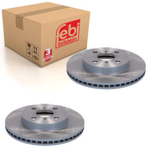 Load image into Gallery viewer, Pair of Front Brake Disc Fits Toyota Yaris IV OE 43512K0010 Febi 192743