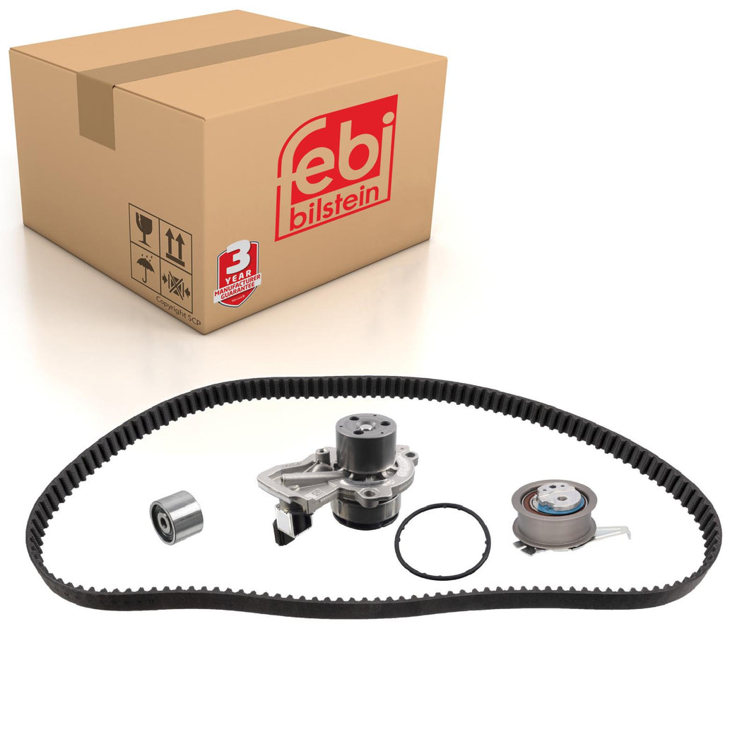 Water Pump Timing Belt Kit Fits VW Polo Mk5 Audi A1 04L109119DS10 Febi 193441