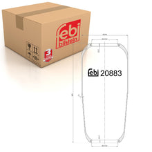 Load image into Gallery viewer, Air Spring No Piston Fits Volvo F16 FL10F16 470 485 500 FL 10 285 310 Febi 20883