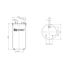 Load image into Gallery viewer, Rear Air Spring No Piston Fits DAF CF XF 530 F 105 E675 OE 513983 Febi 20887