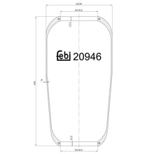 Load image into Gallery viewer, Front Air Spring No Piston Fits Setra Serie 400 Mercedes Benz EVOBUS Febi 20946