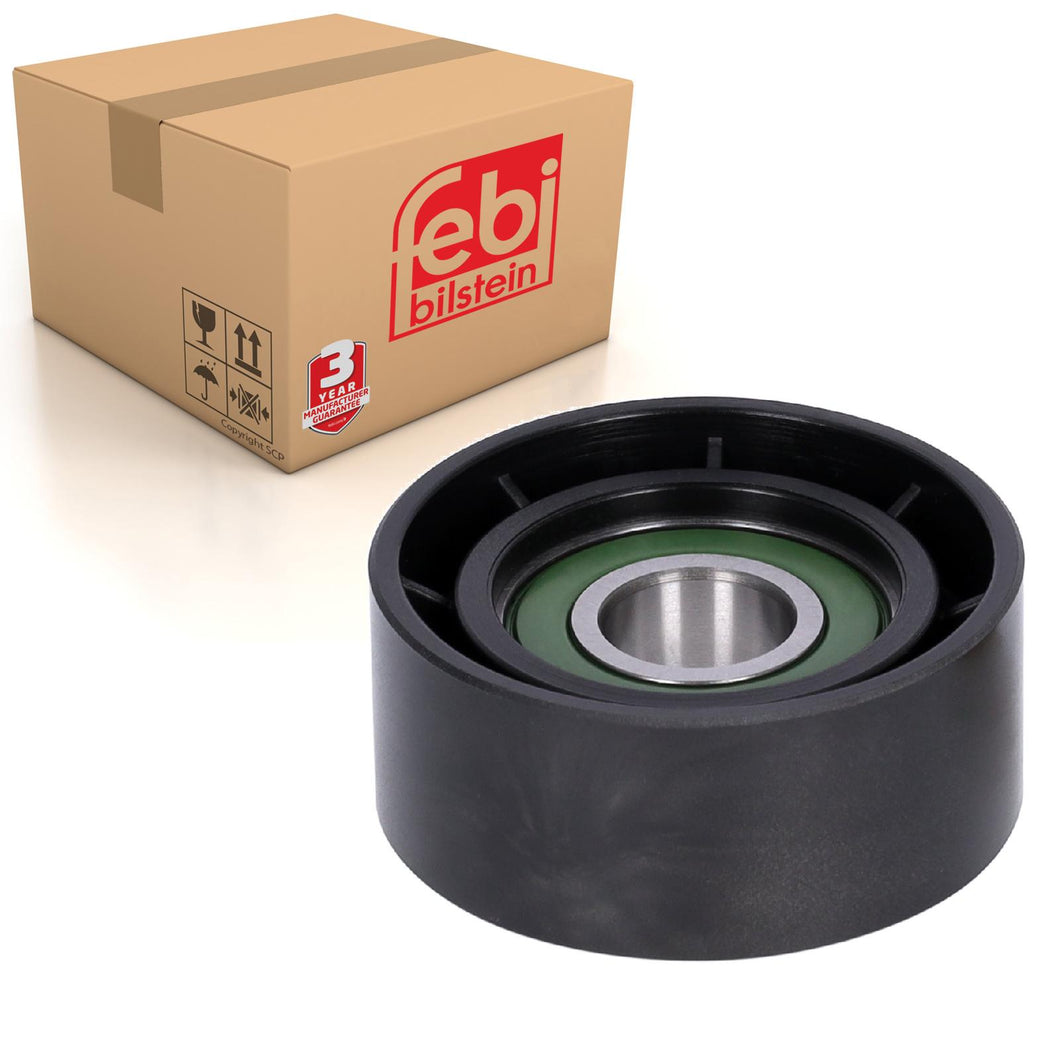 Auxiliary Belt Idler Pulley Fits Vauxhall Movano Vivaro Volvo S 40 Su Febi 21033