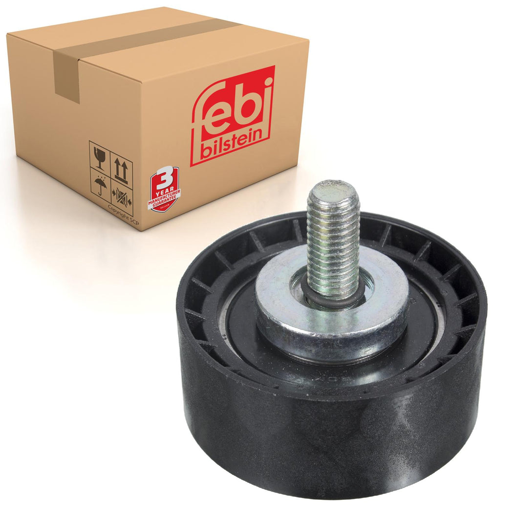 Auxiliary Belt Idler Pulley Inc Bolt Fits FIAT Scudo Peugeot 206 306 Febi 21248