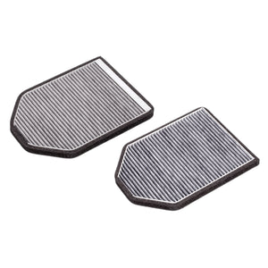Carbon Cabin Pollen Filter X2 Fits Audi A8 quattro OE 4D0898438A Febi 21702