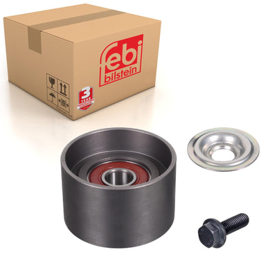 Auxiliary Belt Idler Pulley Inc Bolt Fits Mercedes Benz Actros IIIAct Febi 23268