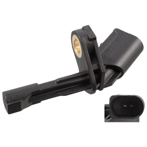 Rear Left Abs Sensor Fits Volkswagen Beetle Crossgolf Crosstouran Eos Febi 23810