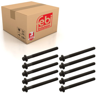 Cylinder Head Bolt Set Fits Nissan Almera Aprio Juke Latio March Micr Febi 24074
