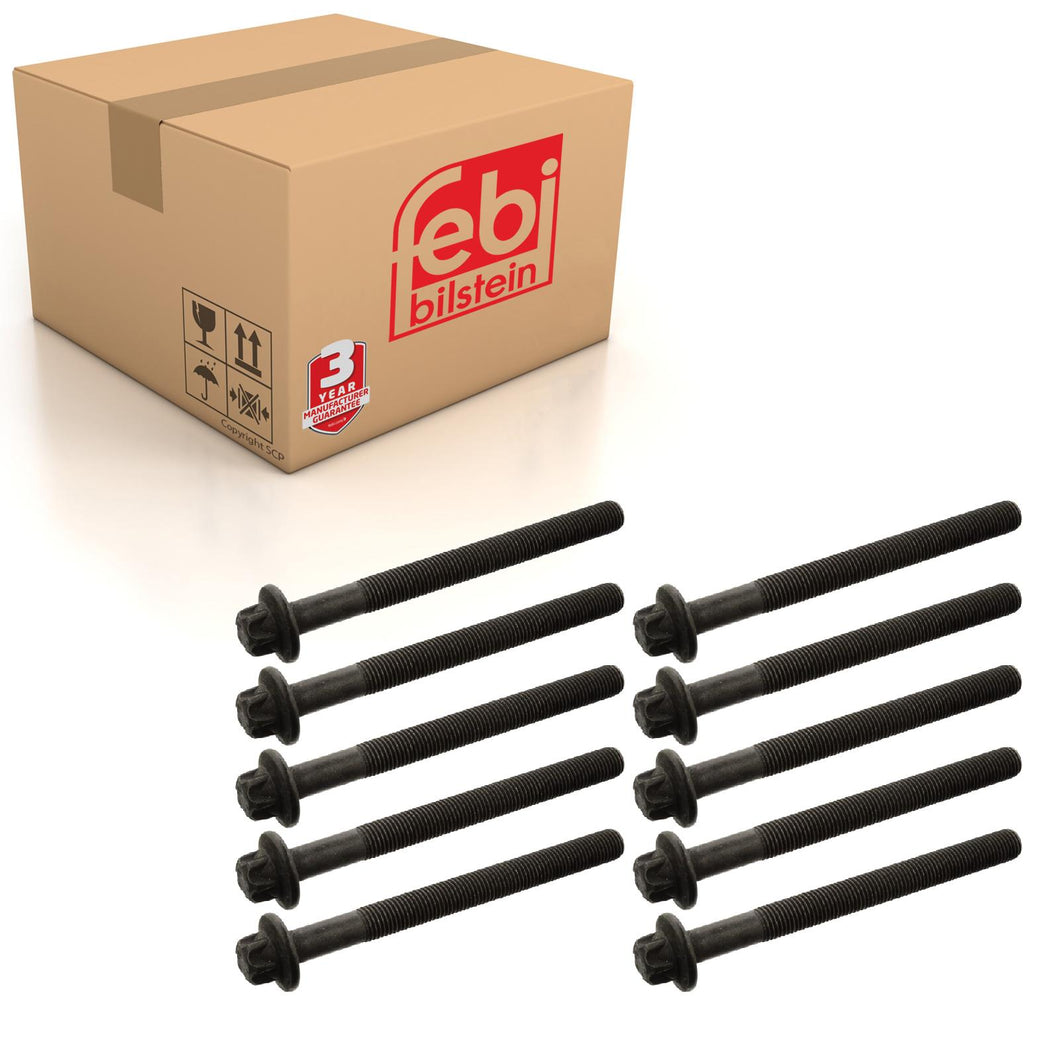 Cylinder Head Bolt Set Fits Vauxhall Movano Vivaro Nissan Interstar P Febi 24075