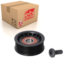 Load image into Gallery viewer, Auxiliary Belt Idler Pulley Inc Bolt Fits Ford Mondeo Transit 0 Febi 24409