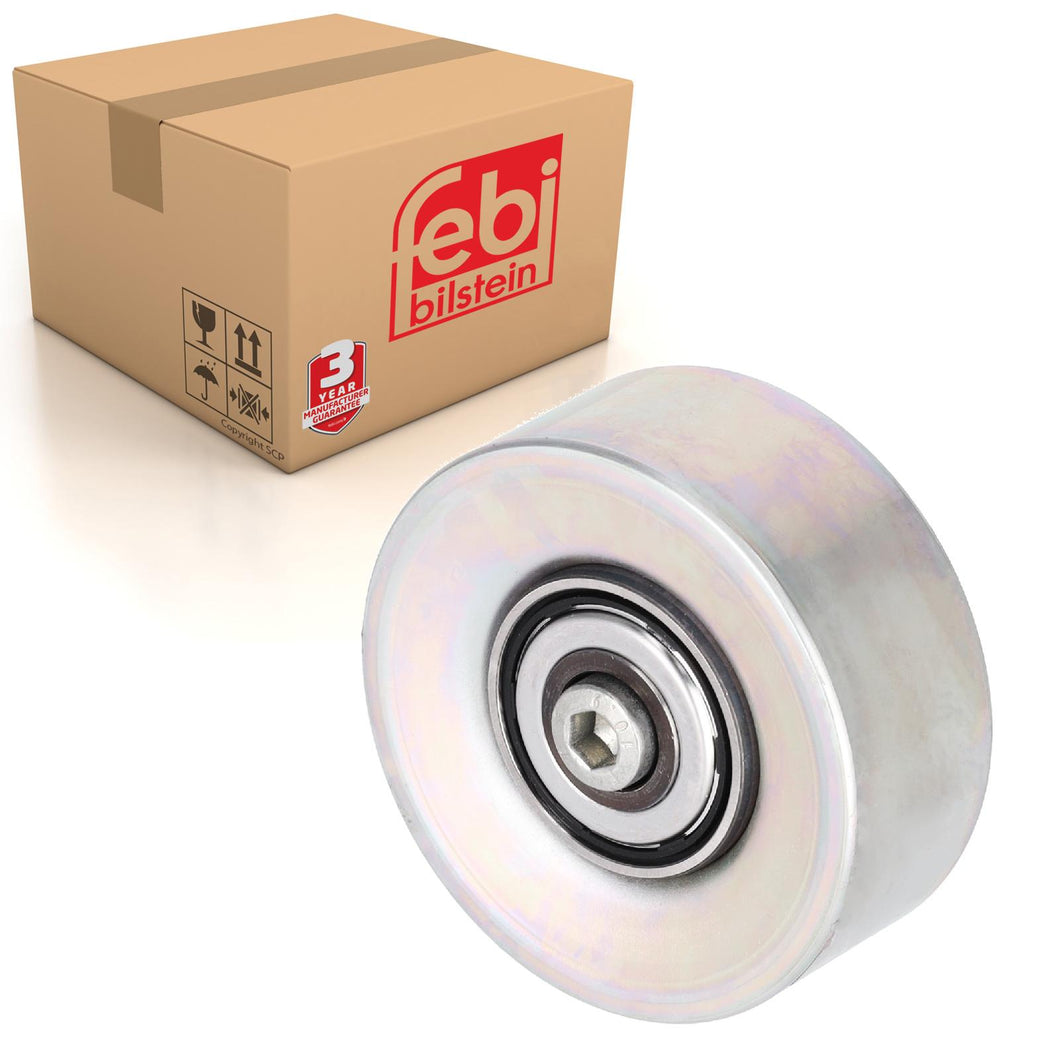 Auxiliary Belt Idler Pulley Inc Bolt Fits BMW 3 Series E46 5 E60 LCI Febi 24639