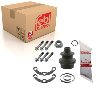Rear Cv Boot Kit Fits Mercedes Benz C-Class Model 202 CLK 208 E-Class Febi 24828