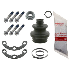 Rear Cv Boot Kit Fits Mercedes Benz C-Class Model 202 CLK 208 E-Class Febi 24828