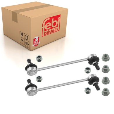 Front Stabiliser Link Set Inc Lock Nuts Fits Volkswagen Sharan 4motio Febi 24863
