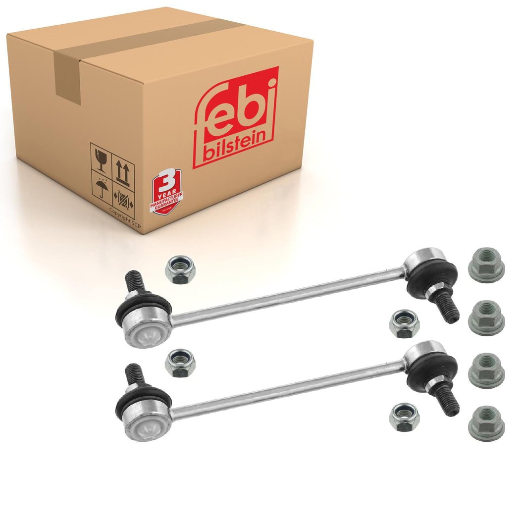 Front Stabiliser Link Set Inc Lock Nuts Fits Volkswagen Sharan 4motio Febi 24863