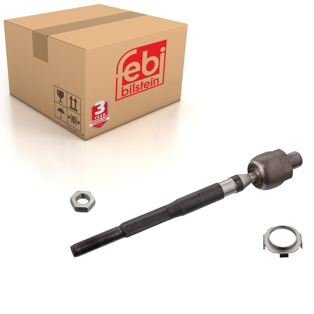 Front Left Inner Tie Rod Inc Counter Nut & Locking Washer Fits Honda Febi 24969