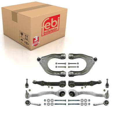 Front Control Arm Kit Inc Stabiliser Links Fits Mercedes Benz CLS 280 Febi 26001