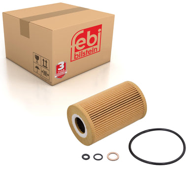 Oil Filter Inc Seal Rings Fits BMW 316 g Compact 316 i Compact Coupe Febi 26684