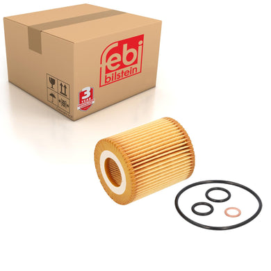 Oil Filter Inc Seal Rings Fits BMW 1 Series E81 E82 E87 LCI E88 3 E46 Febi 26705