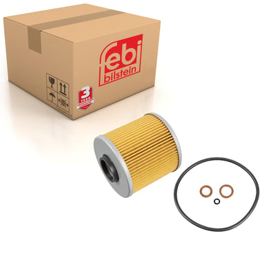 Oil Filter Inc Seal Rings Fits BMW 3 Series E30 E36 5 E34 Febi 26803