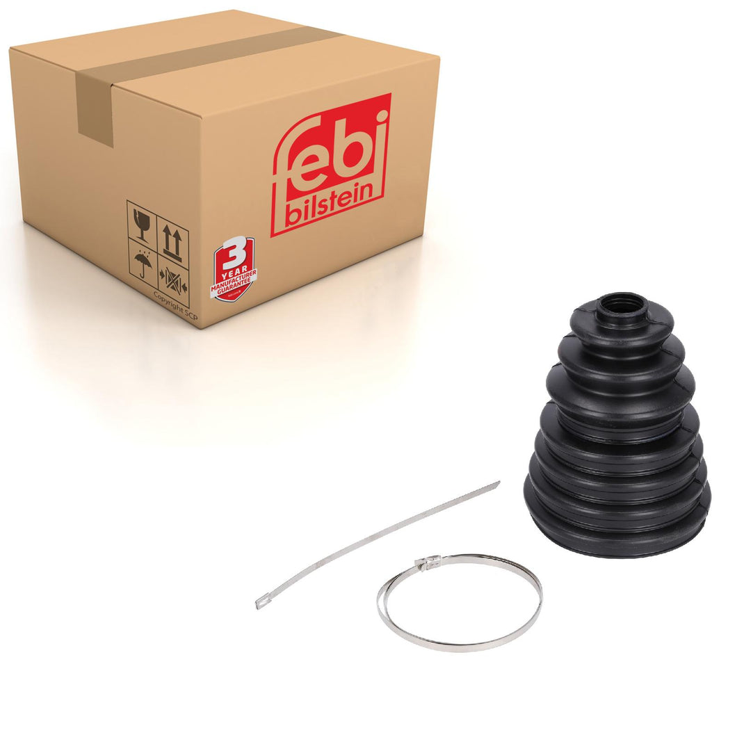 Universal Cv Boot Kit Inc Metal Clips Fits Volkswagen Amarok S1 4moti Febi 27111