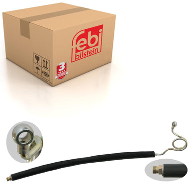 Impeller Pump Power Steering Hose Fits Audi 100 quattro A6 Febi 27184