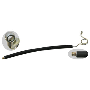 Impeller Pump Power Steering Hose Fits Audi 100 quattro A6 Febi 27184