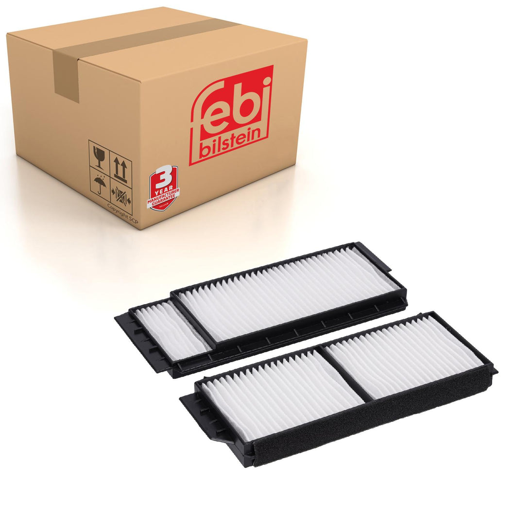 Cabin Filter Set Fits Mazda Mazda2 Mazda3 BK Mazda5 CR OE BP4K61J6X Febi 27243