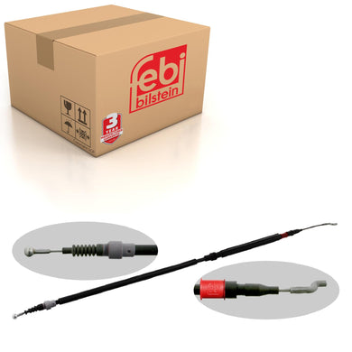 Rear Brake Cable Fits Volkswagen Transporter syncro 7D OE 7D0609701E Febi 27383