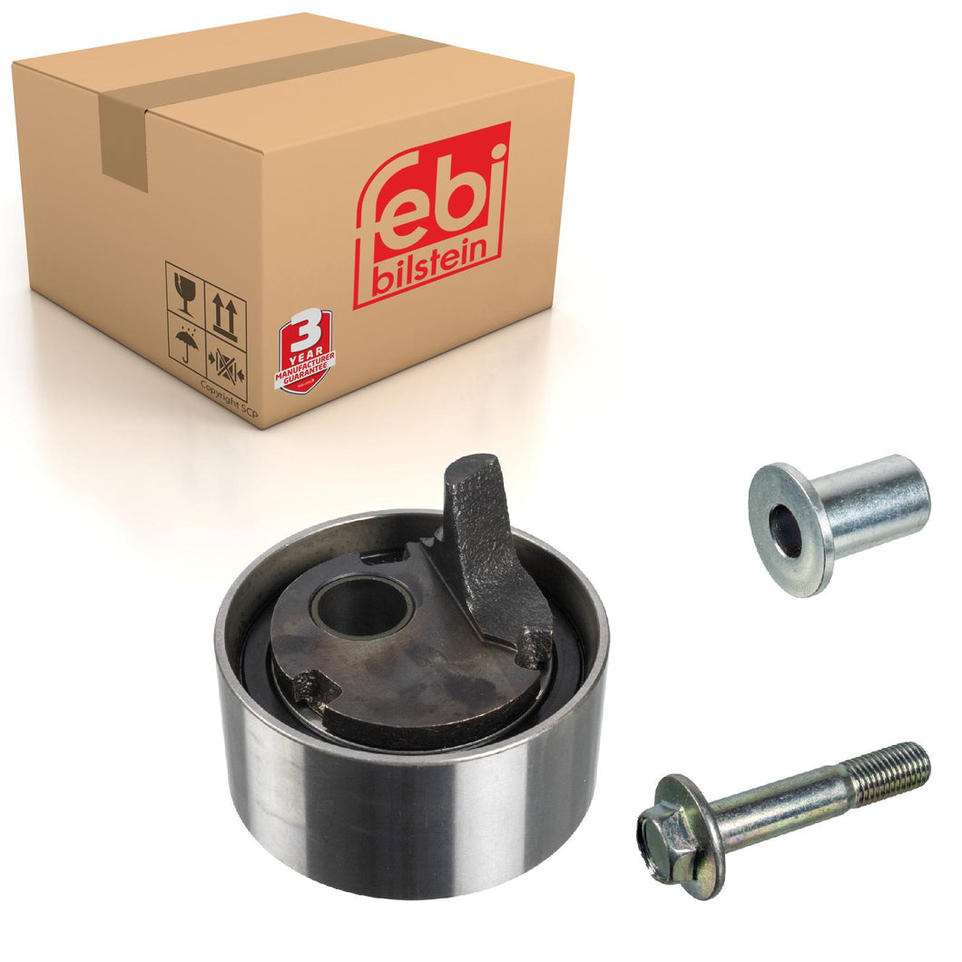 Toothed Belt Tensioner Pulley Inc Bolt & Guide Sleeve Fits Subaru Imp Febi 27536