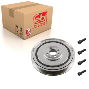 Decoupled Crankshaft Pulley Inc Bolts Fits Vauxhall Astra Combo Signu Febi 27822