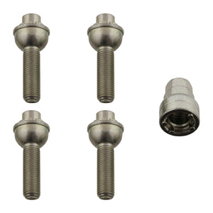 Locking Wheel Nut Bolt Kit Fits Mercedes Benz 190 Series model 201 Febi 28452