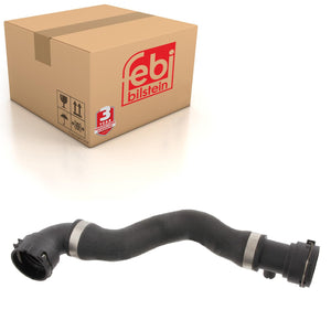 Left Upper Radiator Hose Inc Quick-Release Fastener Fits BMW 5 Series Febi 28680