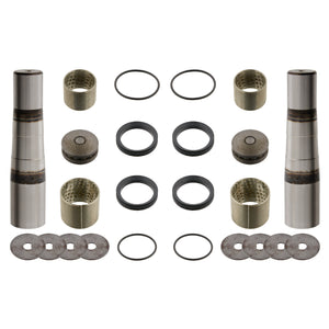 King Pin Set Inc Friction Bearing Double Set Fits DAF LF 45 MEXLF Febi 29730