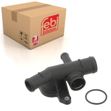 Cylinder Head Coolant Flange Inc Seal Fits Volkswagen Polo Seat Ibiza Febi 29881