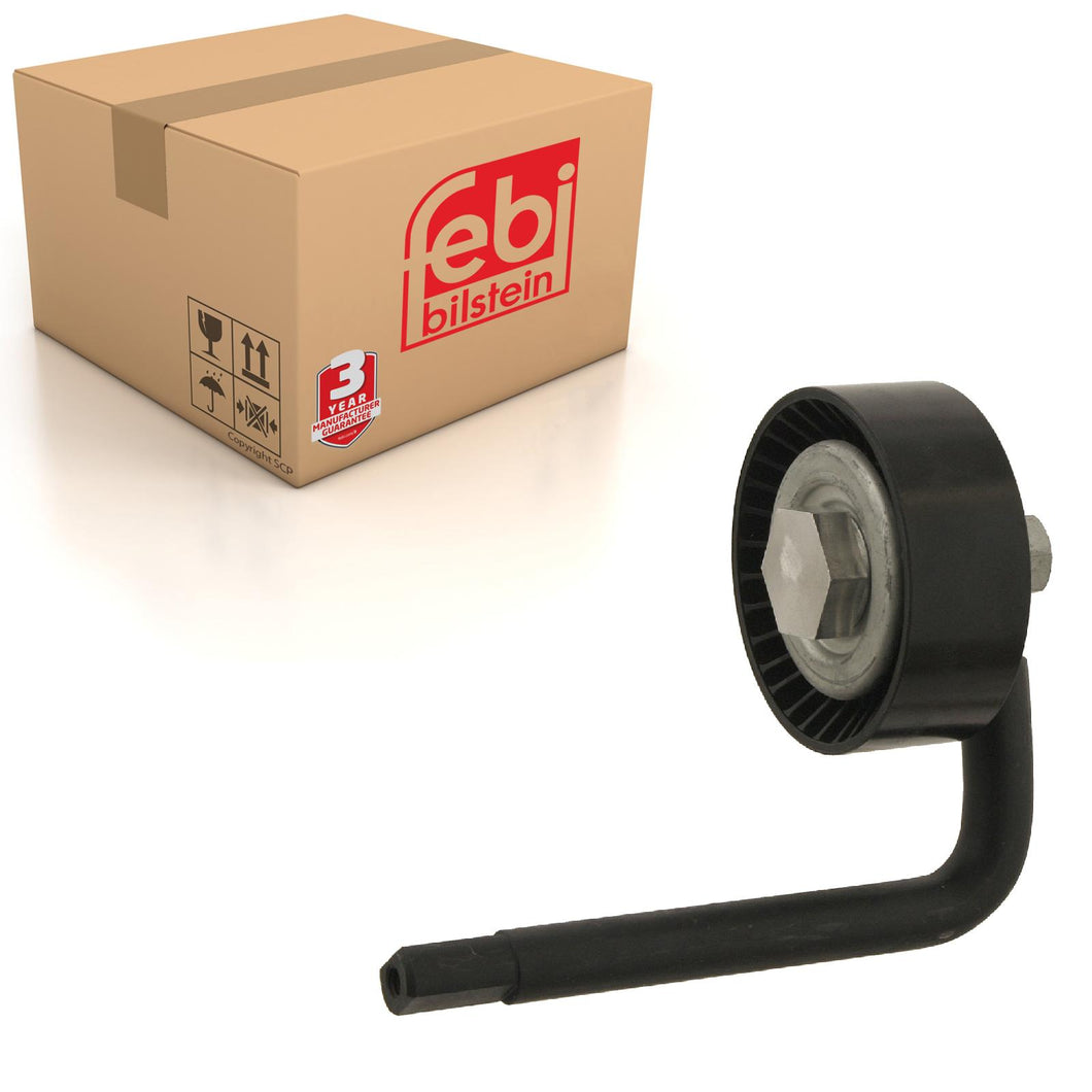 Auxiliary Belt Tensioner Pulley Inc Bracket Fits BMW 3 Series E46 5 E Febi 30116