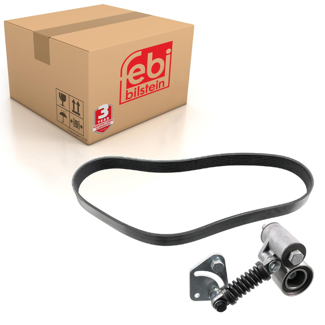 Auxiliary Belt Kit Inc Belt Tensioner Fits MAN F 2000 KAT TGA TGS TGX Febi 30201